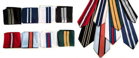 Racing Stripes Neckties, Scarves & Pocket Squares