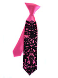 Boys Day of the Dead kids clip-on tie.