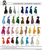 Linen weave pashmina scarf colors, Cyberoptix 