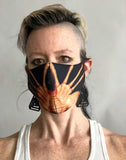 Face Hugger Mask. Aliens-inspired, adjustable fabric face cover. Xenomorph, Facehugger face mask