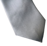 solid color aluminum necktie, by Cyberoptix. Fine woven stripe texture