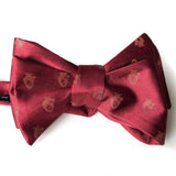 Anatomical Heart Bow Tie, Burgundy Red. Tiny Human Hearts, by Cyberoptix