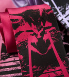 Hot pink laser cat tie by Cyberoptix.