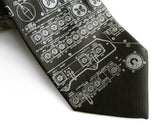 Apollo Cockpit necktie, black