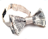 cream Apollo Cockpit bow tie