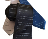 Apollo 11 Source Code Neckties, github by Cyberoptix Tie Lab