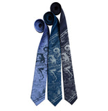 Aquarius Birthday Neckties, Stargazing Print Ties, by Cyberoptix