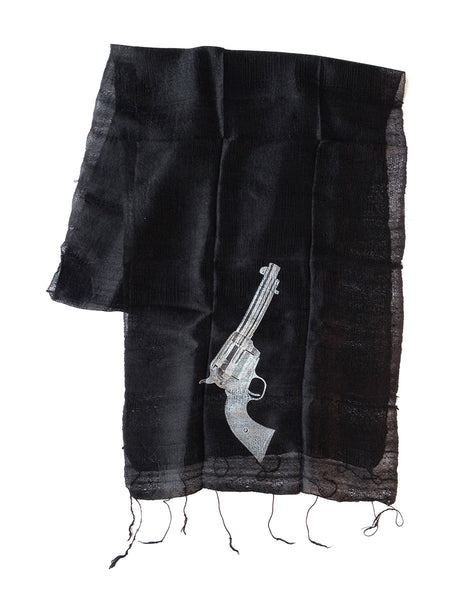 正規品・送料込み◆JILLSTUART◆Black-Patternsilk Scarf Art-Inspired Scarf | 100% Silk | Unique, Sustainable
