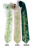 Bamboo print groomsmen ties, by cyberoptix