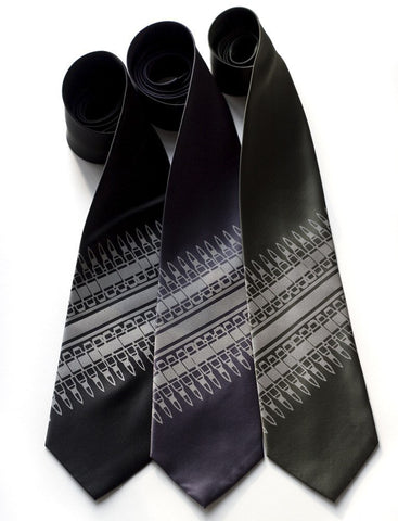 Ammo Silk Necktie, Bandolier Print Tie