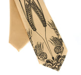 kids hops and wheat necktie, honey gold