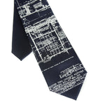 navy blue architect kids tie