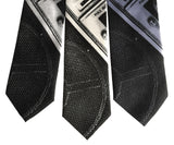 Boombox Speaker Print Neckties, Old School Ghetto Blaster Tie. Cyberoptix Tie Lab