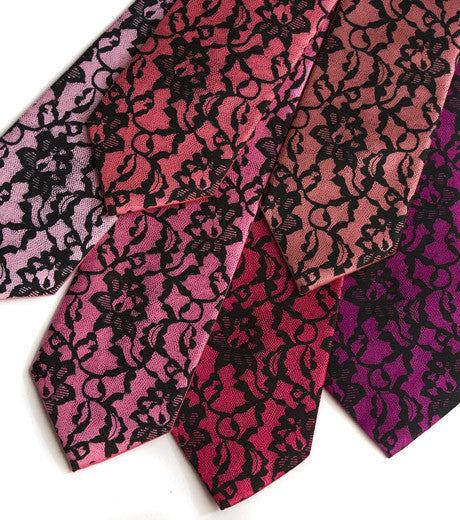 mens lace tie