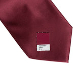 Dark Red solid color necktie, burgundy tie, by Cyberoptix Tie Lab