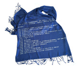 blue commodore 64 scarf