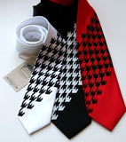 Catstooth neckties, cat print ties