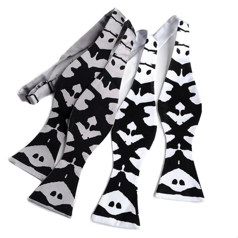 Chladni Sound Vibration Bow Tie