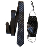 Corona Necktie. Coronavirus polka dot tie, viral tie. Tie and mask!