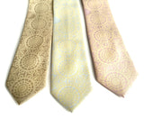 Cottage Lace Necktie. Doily Print Tie