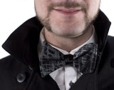Black Shattered Glass bow tie.