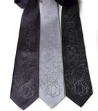 Crystal Formation Neckties, by Cyberoptix