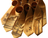 Custom Color Printed Silk Ties, Standard or Narrow Size