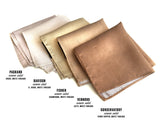 Tan Linen pocket squares, by Cyberoptix