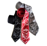 d20 Necktie. rpg dice tie by Cyberoptix