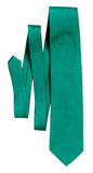 Dark Teal Green solid color necktie for weddings, by Cyberoptix Tie Lab
