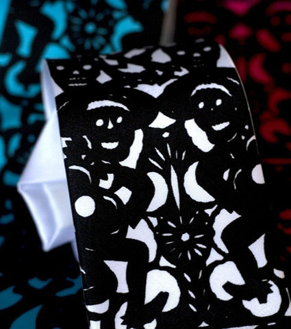 Papel Picado Necktie. Day of The Dead Tie