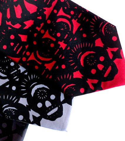 Papel Picado Silk Necktie. Day Of The Dead tie