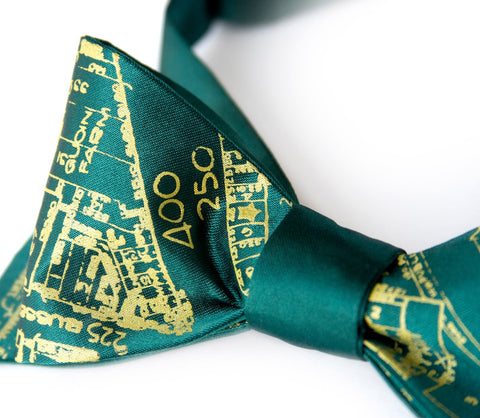 Detroit Map Bow Tie, Historic Eastern Market