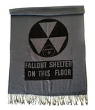 Fallout Shelter scarf: black on charcoal