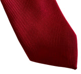 Garnet red jewel tone solid color necktie, by cyberoptix