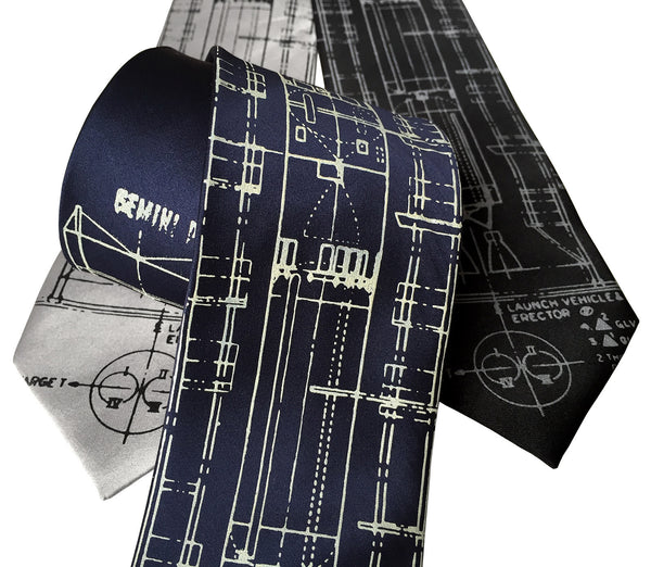 TIE-UP～Collaboration History～ Project Gemini Necktie. Titan Launch Vehicle Diagram Tie