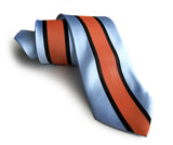 Gulf-inspired Livery: racing stripes necktie.
