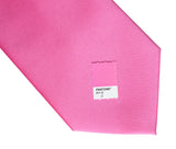 Hot Pink solid color tie, by Cyberoptix Tie Lab