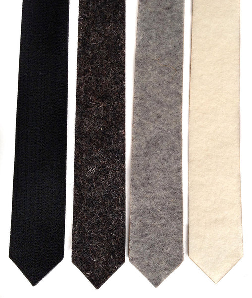 Dark Grey Industrial Felt Necktie – Cyberoptix TieLab