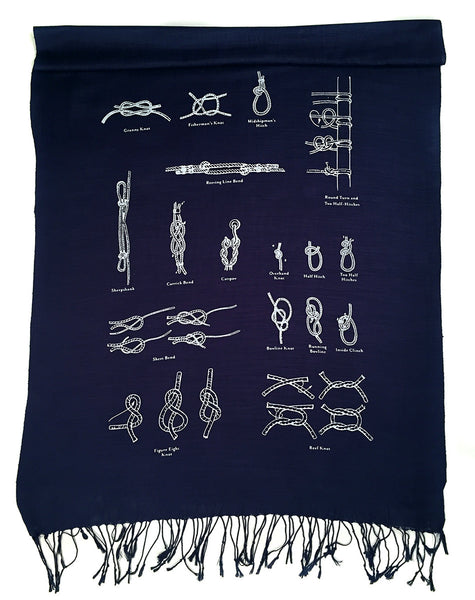 Knot Tying Diagram pashmina