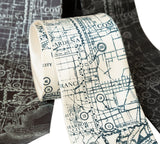 Los Angeles Surrounding Area Map Tie, by Cyberoptix