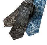 Vintage LA Map Print Necktie, Accessories for Men, by Cyberoptix