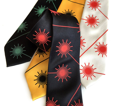 Laser Radiation Warning Necktie