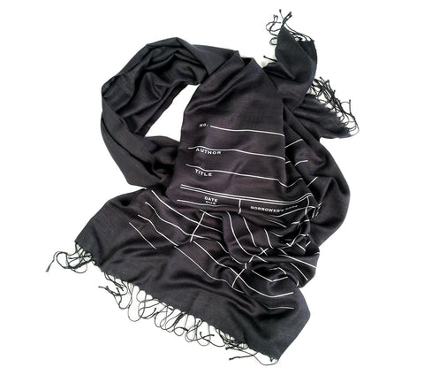 Library Due Date Pashmina Scarf