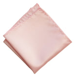 Light Pink Pocket Square. Solid Color Satin Finish, No Print, by Cyberoptix