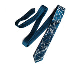 milky way drawing print neckties