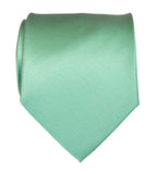 Mint Green solid color necktie, by Cyberoptix Tie Lab
