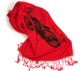 red motorcycle scarf