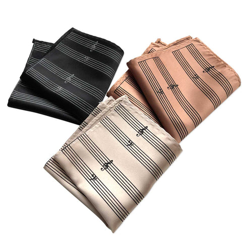 Sheet Music Pocket Square