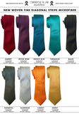 Cyberoptix fine woven stripe neckties